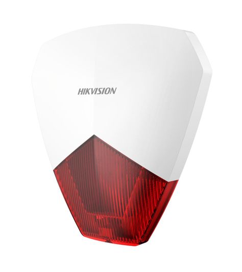 Sirena alámbrica Exterior Rojo, Blanco-1
