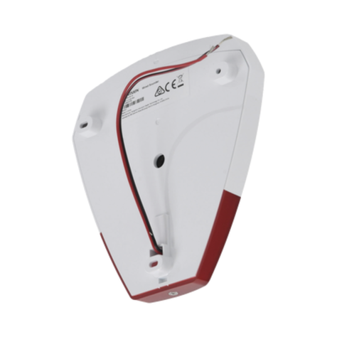 Sirena alámbrica Exterior Rojo, Blanco-3