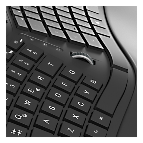 Teclado Transcend RF inalámbrico QWERTY Español Negro-2