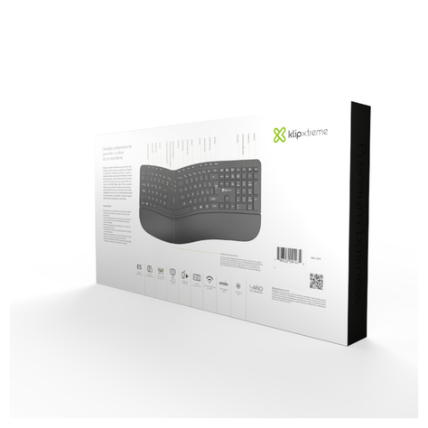 Teclado Transcend RF inalámbrico QWERTY Español Negro-6