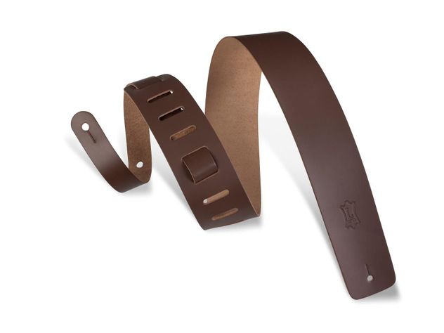 Correa para Guitarra Eléctrica 6,4cm BASICA Cuero L:94-157cm Brown-1