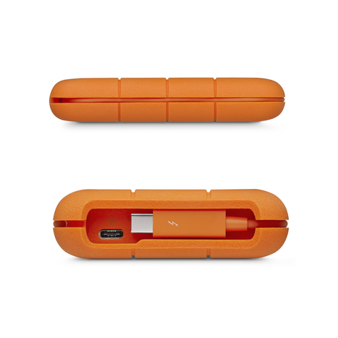 Disco Duro Externo Seagate LaCie Rugged 5 TB USB-C-4
