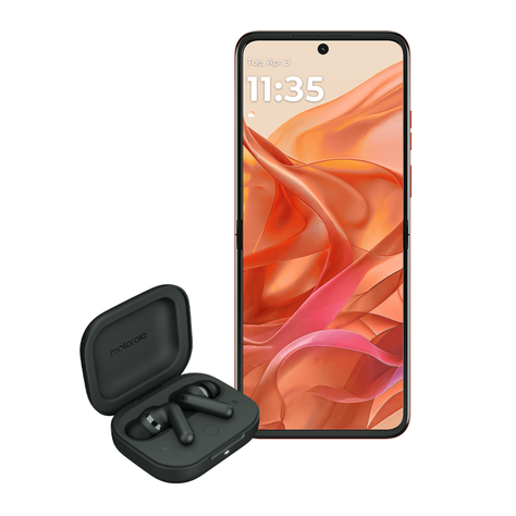 Celular Motorola Razr 50 + Moto Buds 12GB 512GB Naranja-3