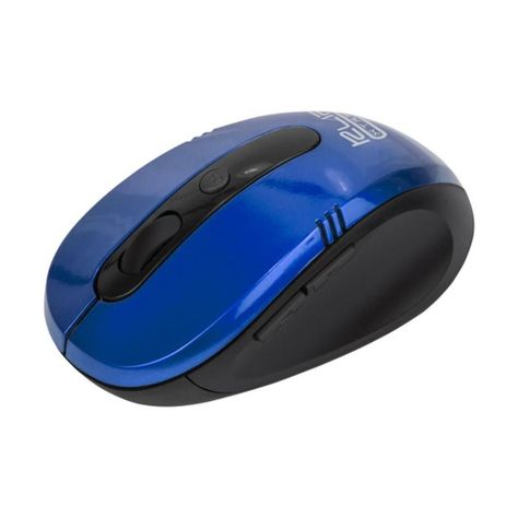 Mouse Inalámbrico 6 Botones Diestro Azul-0