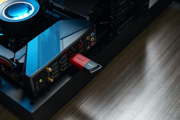 Pendrive Unidad Flash USB 128 GB USB tipo A Negro Rojo-9