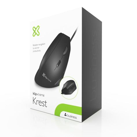 Mouse Klip Xtreme KMO-505 Diestro USB tipo A Óptico 1600 DPI-4