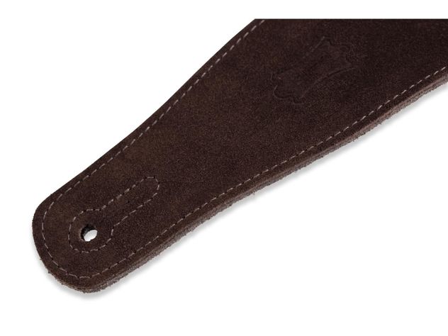 Correa para Guitarra Eléctrica 6,4cm BASICA Gamuza Rvrso.GMUZA L:94-137cm Brown-2