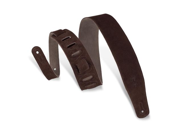 Correa para Guitarra Eléctrica 6,4cm BASICA Gamuza Rvrso.GMUZA L:94-137cm Brown-0