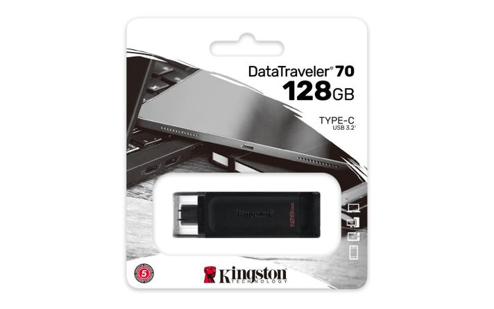 Pendrive Unidad Flash USB DataTraveler 70 128 GB USB Tipo C-4