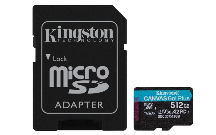 Memoria Flash Canvas Go! Plus 512 GB MicroSD UHS-I Clase 10-0