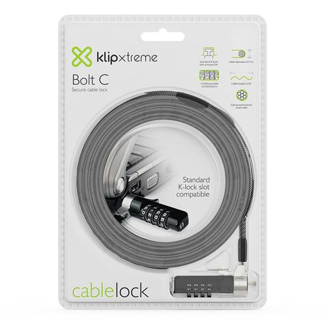 Cable de Seguridad para Notebook Bolt C 2 metros-9
