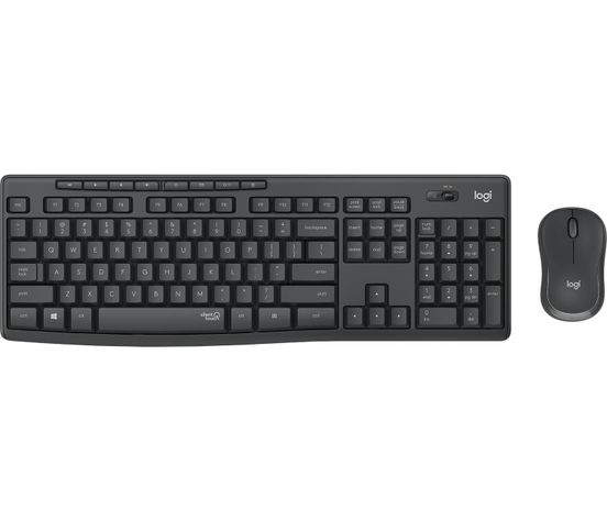 Combo de Teclado y Mouse MK295 inalámbrico Grafito-0