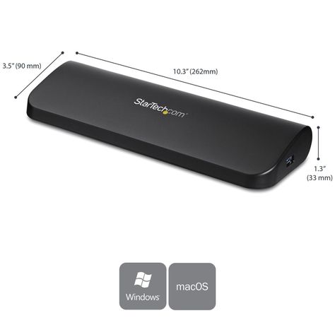 Docking Station StarTech USB 3.0 dos Pantallas HDMI DVI/VGA-1