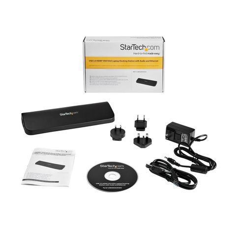 Docking Station StarTech USB 3.0 dos Pantallas HDMI DVI/VGA-5