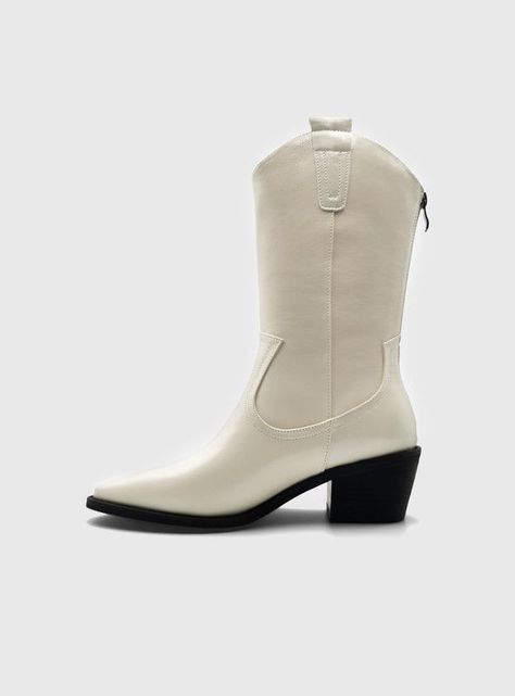 Bota Toffy Co. Montana Blanco Mujer-2