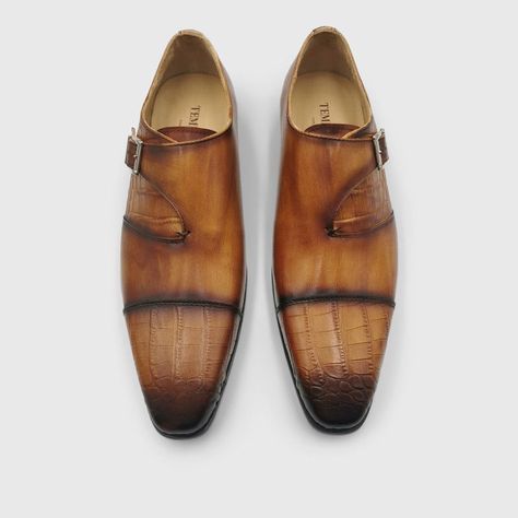 Zapato Templarios Alejandro Café Claro Hombre-5