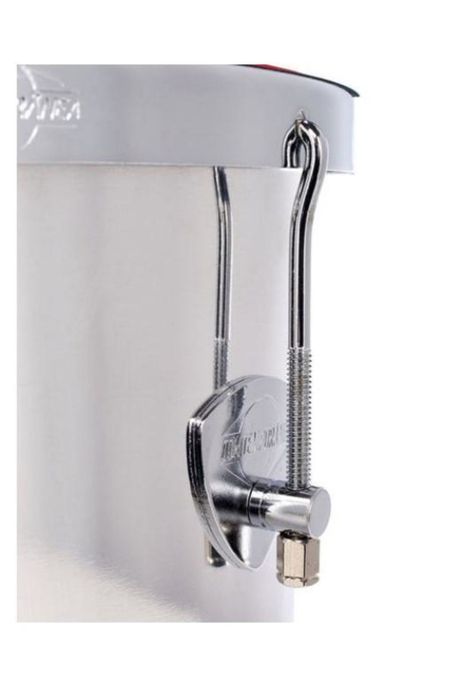 Rebolo Cónico Aluminio Parche Napa Rojo 12"-3