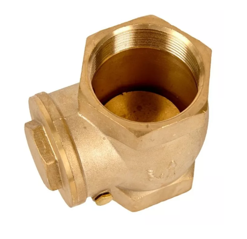 Válvula Retención Horizontal Chapaleta Bronce De 1 Pulgada-1