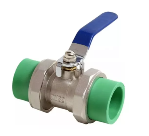 Llave Válvula Ppr Unión Americana 20 Mm Metálica-0