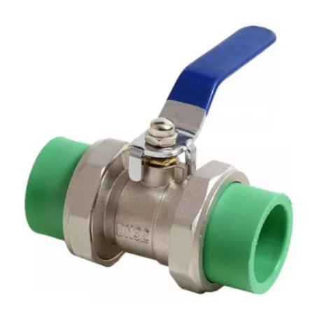 Llave Válvula Ppr Unión Americana 32 Mm Metálica-1