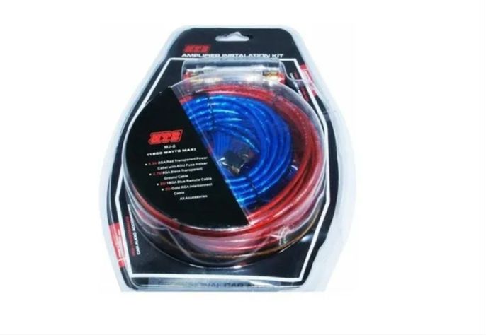 Kit Cables Para Amplificador Subwoofer 1500w Auto -1
