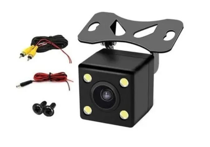 Camara De Reversa Universal Con 4 Led Vision Nocturna Hd-2