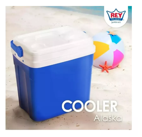 Cooler Nevera Caba Hielera Portátil 35 Litros Azul/Azul-1