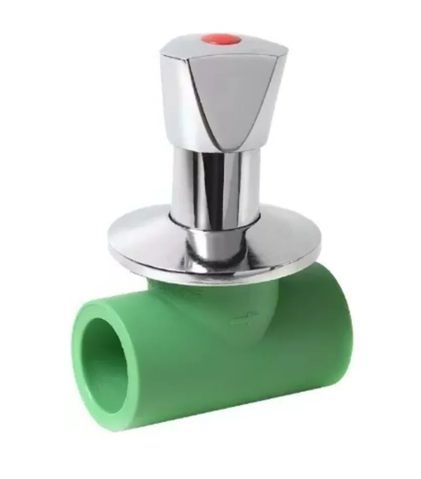 Llave De Paso Ppr Campana Cromada 32mm -1