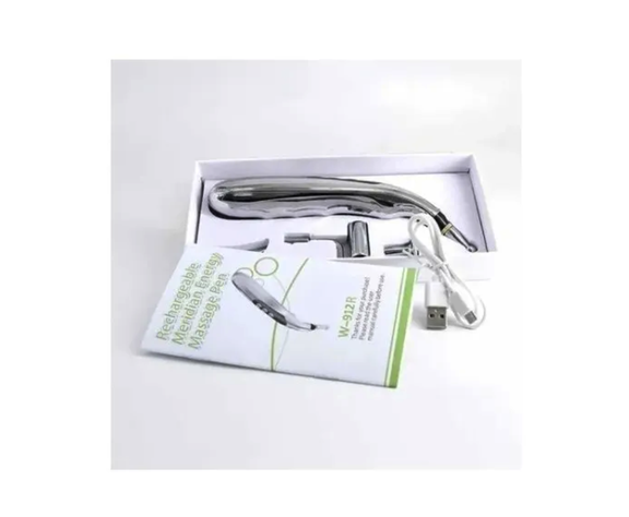 Lápiz De Acupuntura Usb Recargable 5 Puntas Para El Alivio-2