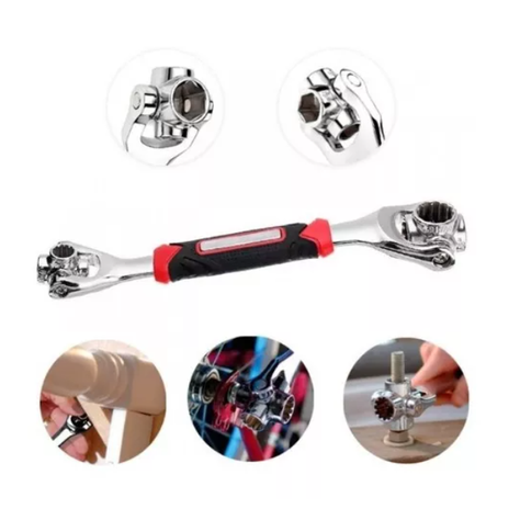 Llave Universal Multifunción 48 En 1 Llave Giratoria 360-1