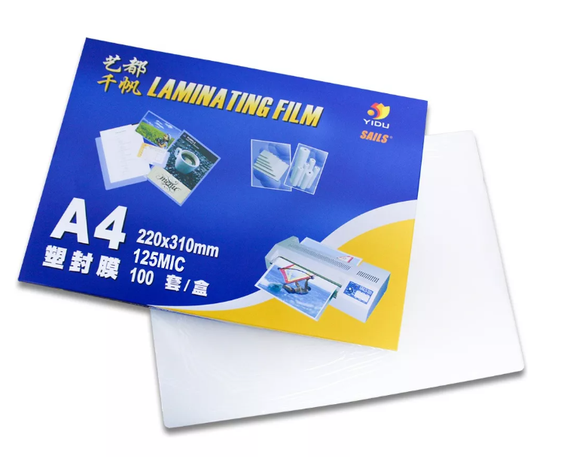 100 Micas Termolaminadora Plastificadora Carta A4 125 Micron-0