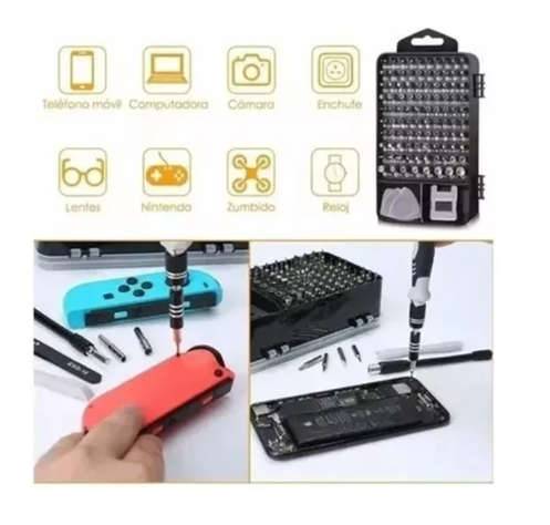 Set 115 Pcs Destornilladores Precisión Torx Magnéticos-1