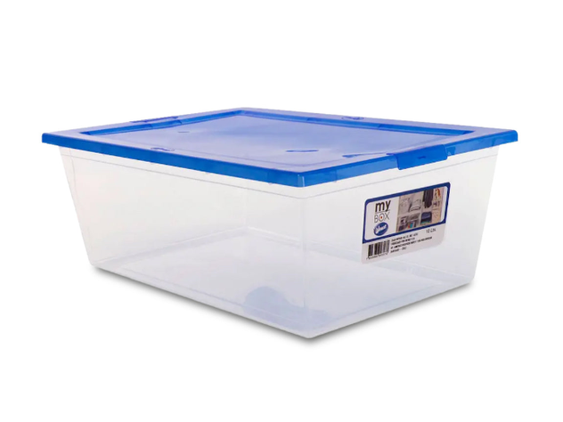 Caja Organizadora 10 Litros Transparente-0