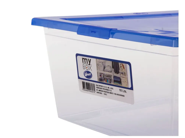 Caja Organizadora 10 Litros Transparente-1