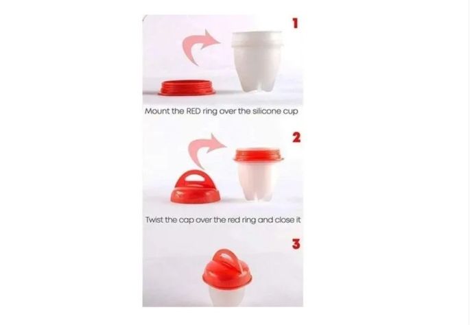 Set 6 Hervidor De Huevos De Silicone Para Cocina Sin Bpa-3