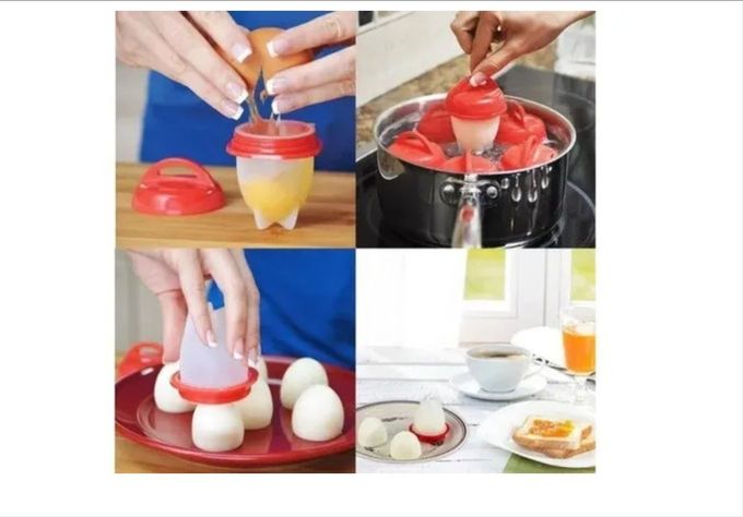 Set 6 Hervidor De Huevos De Silicone Para Cocina Sin Bpa-4