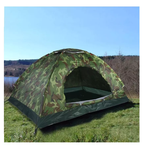 Carpa Camuflaje 3 Personas Camping Verano Camuflaje-1