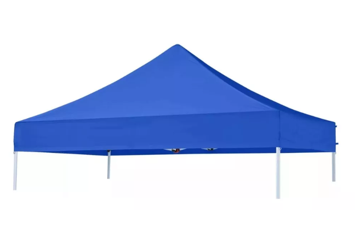 Lona Carpa Techo Para Toldo Plegable 3x3 Azul-0