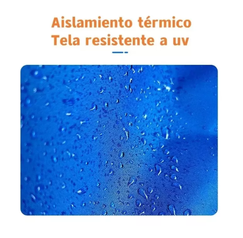 Lona Carpa Techo Para Toldo Plegable 3x3 Azul-1