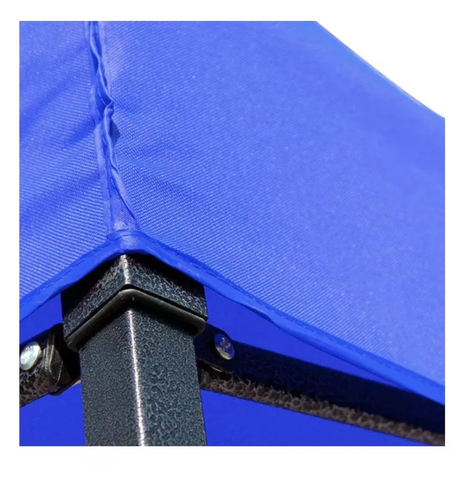 Lona Carpa Techo Para Toldo Plegable 3x3 Azul-2