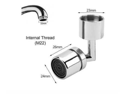 Grifo Llave Cocina Agua Adaptador Llave Lavaplatos 360º-7