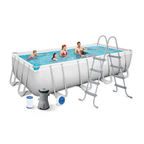 Piscina Estructural Power Steel 5.49m x 2.74m x 1.22m, CAP. 14.812 Litros; Marca Bestway-0