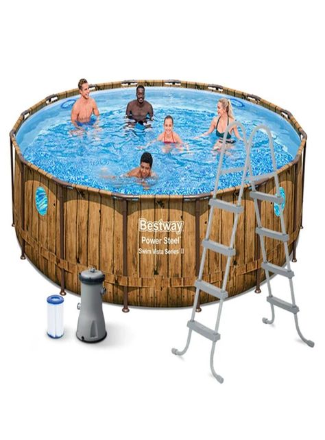 Piscina Estructural Swim Vista 4.88mx1.22m, CAP. 19.480 Lts; Bestway-0