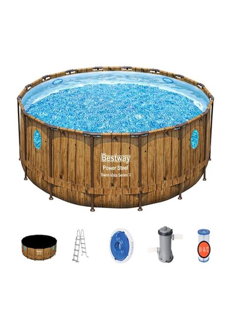 Piscina Estructural Swim Vista 4.88mx1.22m, CAP. 19.480 Lts; Bestway-3