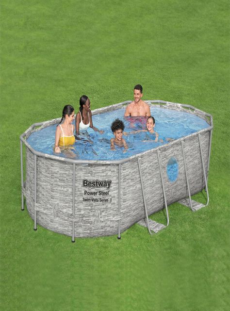 Piscina Estructural Oval Vista, 4.27m x 2.50m x 1.00m, CAP. 7.250 Lts; Bestway-2