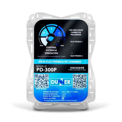 Sistema de Desinfección para Piscinas, hasta 300m3; Dunner-0