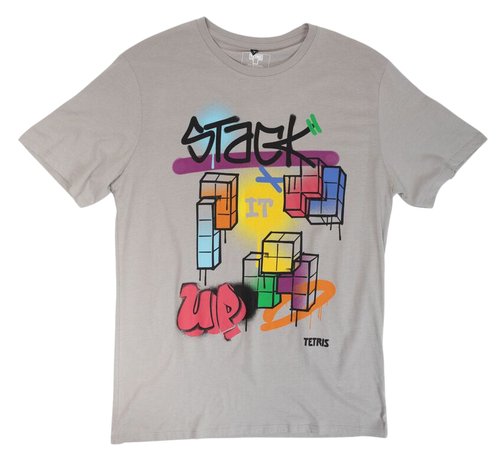 Polera Diseño Tetris Talla L-0
