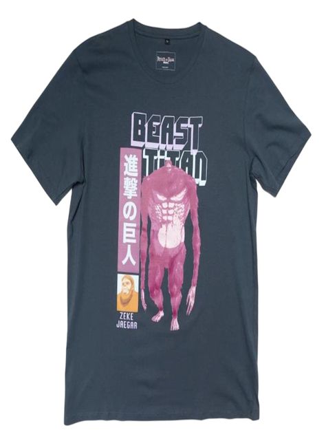 Polera Beast Titan de Attack on Titan Talla L-0