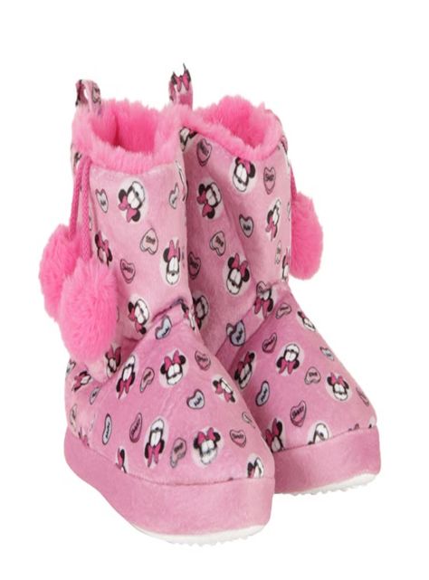 Pantufla Bota diseño Minnie Mouse Numero 27-28-3