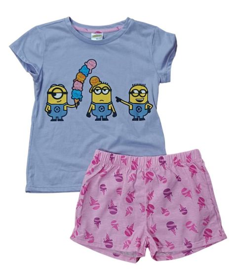 Pijama verano Minions Talla 6 y 8-0
